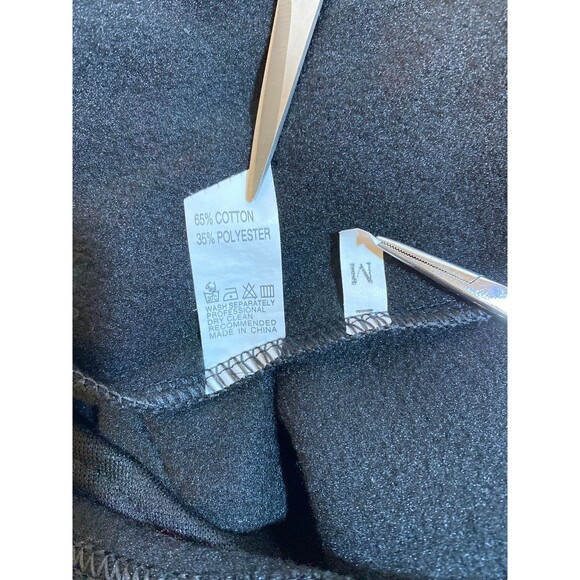 Hoodie, Retro Goth Unisex Black Costume Size medium NWOT - Picture 6 of 11